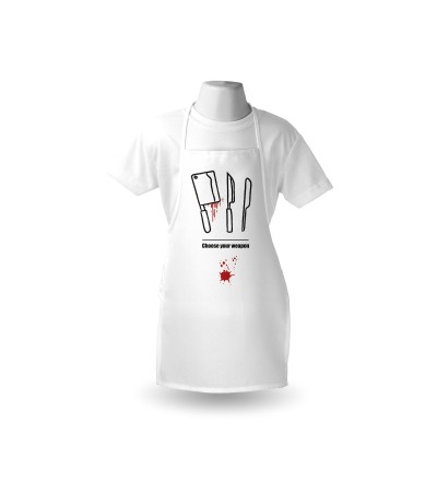 Υφασμάτινη Ποδιά Choose Your Weapon