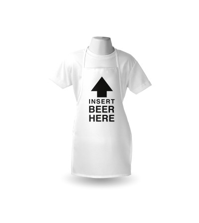 Υφασμάτινη Ποδιά Insert Beer Here
