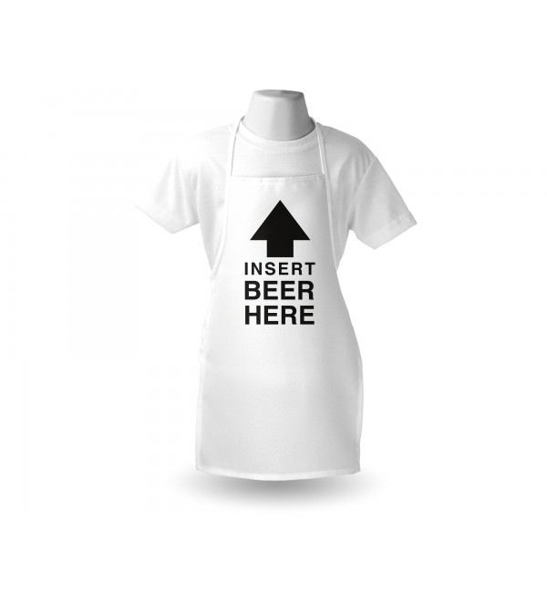Υφασμάτινη Ποδιά Insert Beer Here