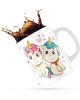 Κεραμική κούπα 330ml δώρο για Παιδιά Unicorn Twins