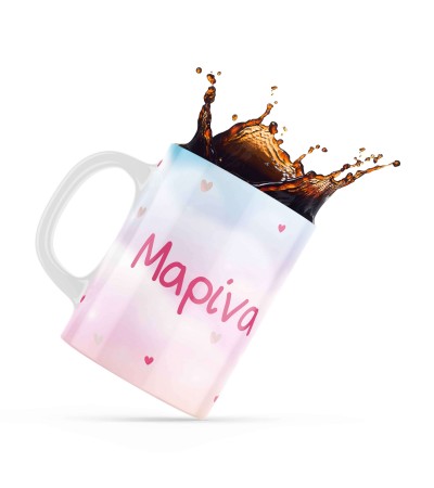 Κεραμική κούπα 330ml δώρο για Παιδιά Twins Unicorn Color