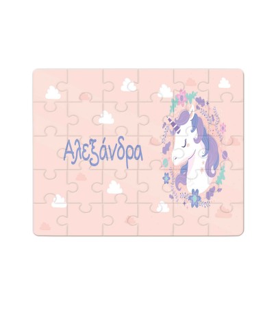 Χάρτινο Puzzle 27X20cm Unicorn Colour 35κομ