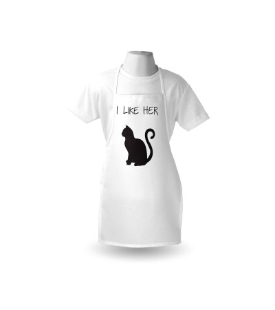 Υφασμάτινη Ποδιά I Like Her...