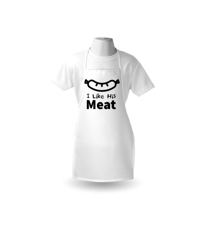 Υφασμάτινη Ποδιά I Like His Meat