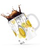 Κεραμική κούπα 330ml δώρο χριστουγέννων Yellow Ornament