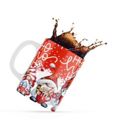 Κεραμική κούπα 330ml δώρο χριστουγέννων Ho Ho Ho