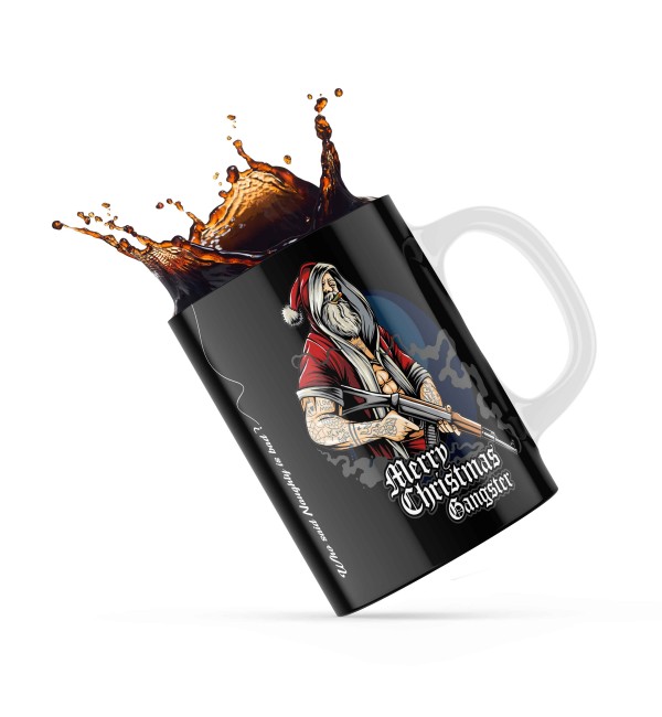 Κεραμική κούπα δώρο χριστουγέννων 330ml Gangster