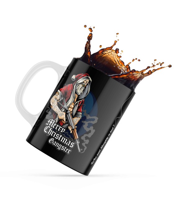 Κεραμική κούπα δώρο χριστουγέννων 330ml Gangster