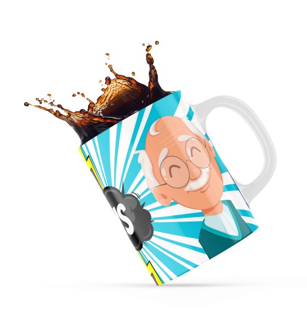 Κεραμική κούπα 330ml δώρο για τον Παππού & την Γιαγιά Grandfather Win