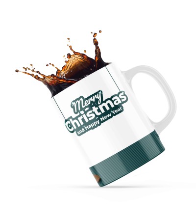 Κεραμική κούπα 330ml δώρο χριστουγέννων Green Ornament