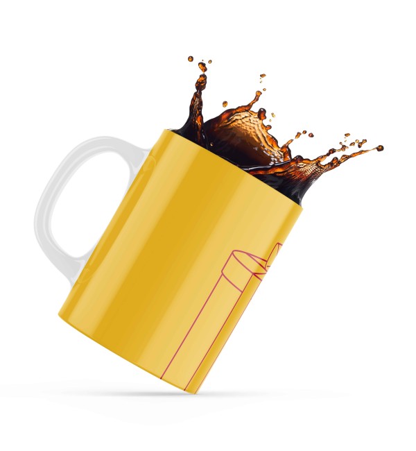 Κεραμική κούπα 330ml δώρο χριστουγέννων Yellow Gift