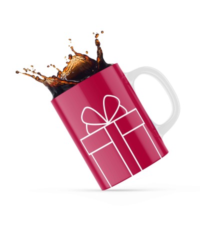 Κεραμική κούπα 330ml δώρο χριστουγέννων Pink Gift Κεραμική κούπα 330ml δώρο χριστουγέννων Pink Gift