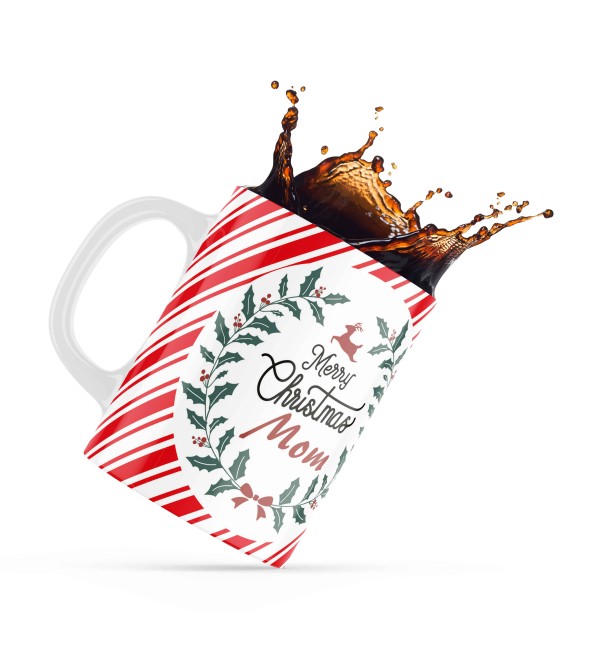 Κεραμική κούπα 330ml δώρο για τον Μπαμπά & την Μαμ΄΄α Merry Christmas Mom Red Κεραμική κούπα 330ml δώρο για τον Μπαμπά & την Μαμ΄΄α Merry Christmas Mom Red