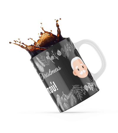 Κεραμική κούπα 330ml δώρο για τον Παππού & την Γιαγιά Merry Christmas Best Grandpa