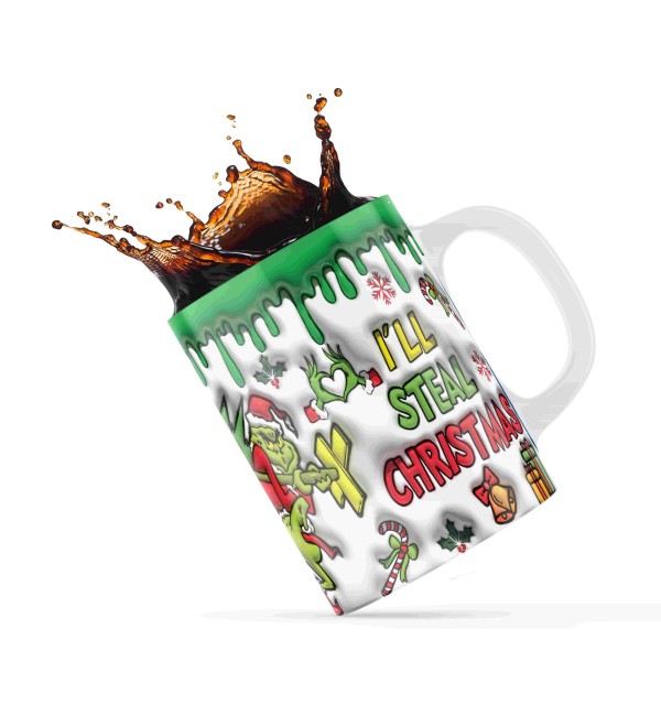 Κεραμική κούπα 330ml I' ll steal christmas
