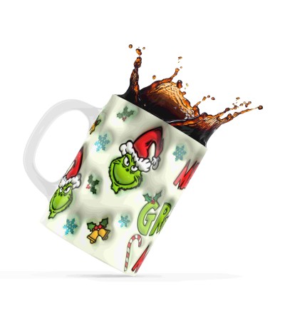 Κεραμική κούπα 330ml Merry Grinch Mas