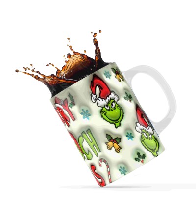 Κεραμική κούπα 330ml Merry Grinch Mas
