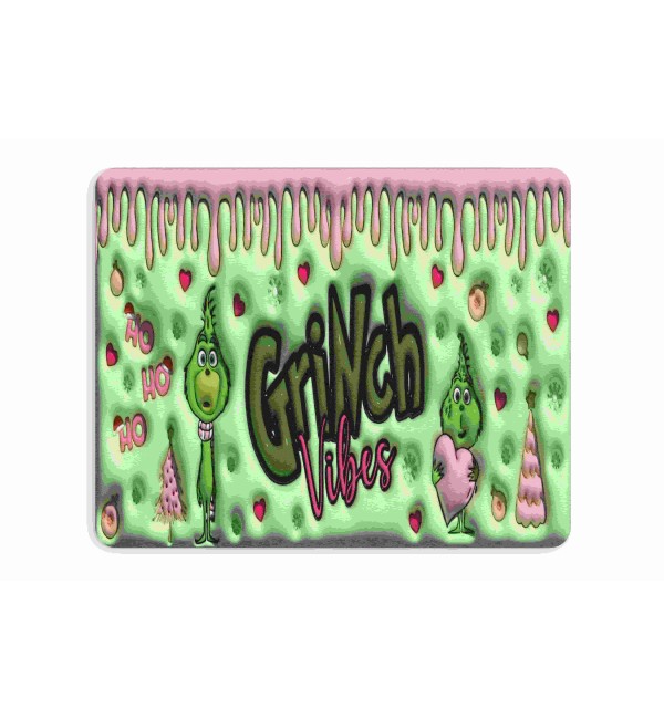 Υφασμάτινο Mouse Pad 18X23cm Δώρο για τα Χριστούγεννα Grinch vibes Christmas