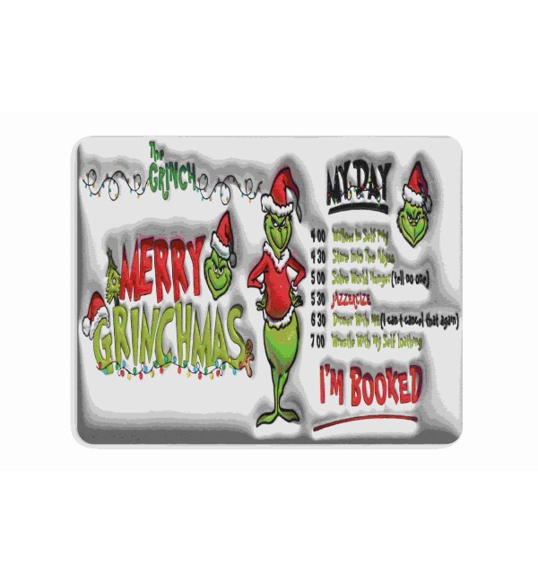 Υφασμάτινο Mouse Pad 18X23cm Δώρο για τα Χριστούγεννα Grinch day