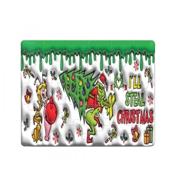 Χάρτινο Puzzle 27X20cm Christmas i' ll steal Christmas 35κομ