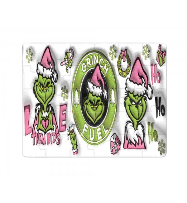 Χάρτινο Puzzle 27X20cm Christmas love them kids pink 35κομ