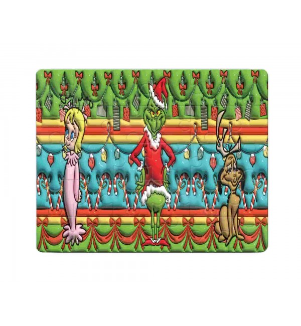Χάρτινο Puzzle 27X20cm Christmas Gringe dog  Christmas 35κομ