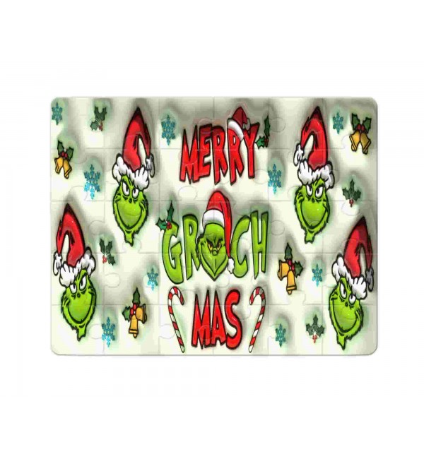 Χάρτινο Puzzle 27X20cm Christmas Merry Gringemas 35κομ