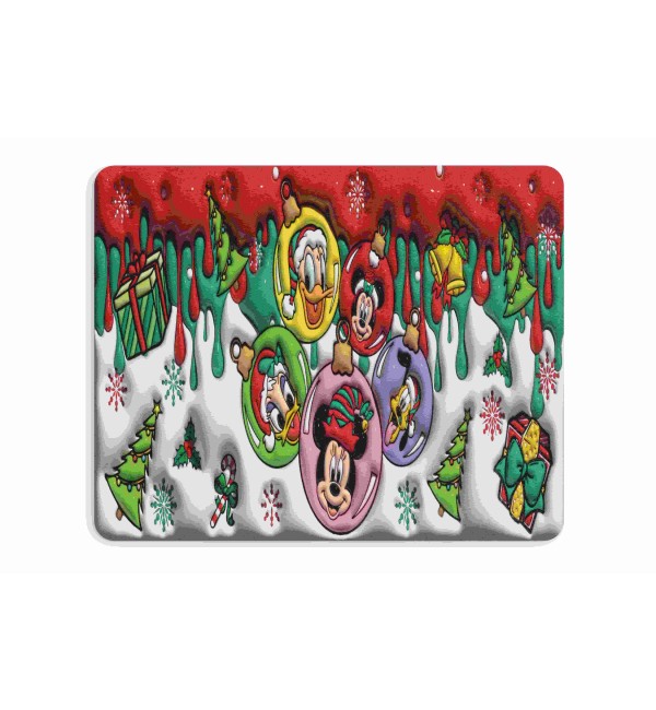 Υφασμάτινο Mouse Pad 18X23cm Δώρο για τα Χριστούγεννα Mickey ornaments Christmas