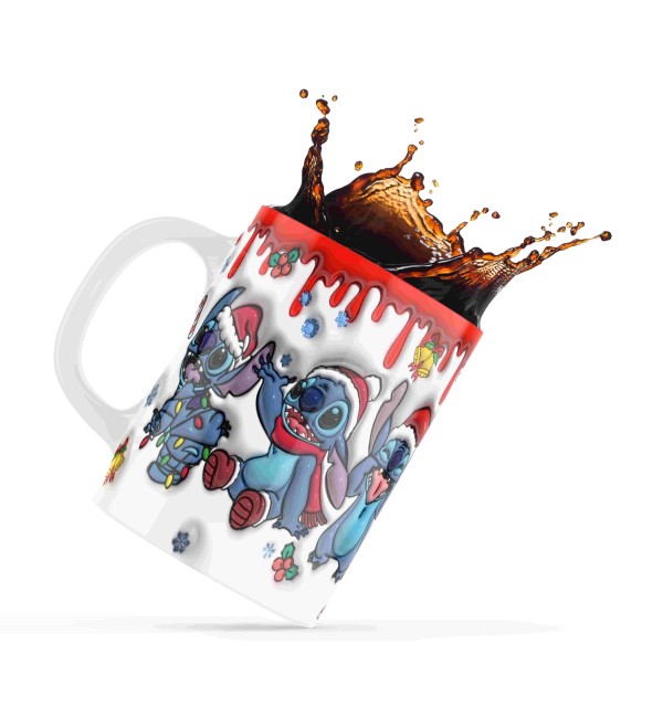 Κεραμική κούπα 330ml Christmas Stitch Κεραμική κούπα 330ml Christmas Stitch