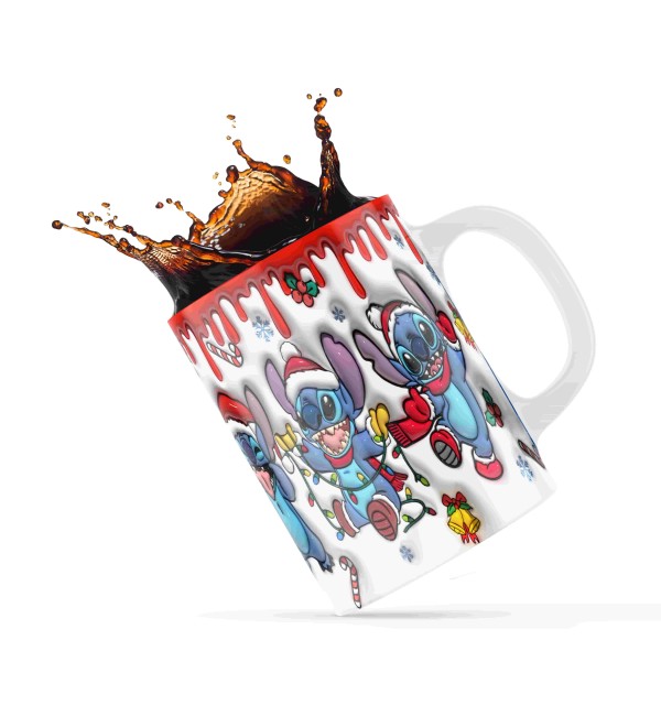 Κεραμική κούπα 330ml Christmas Stitch Κεραμική κούπα 330ml Christmas Stitch