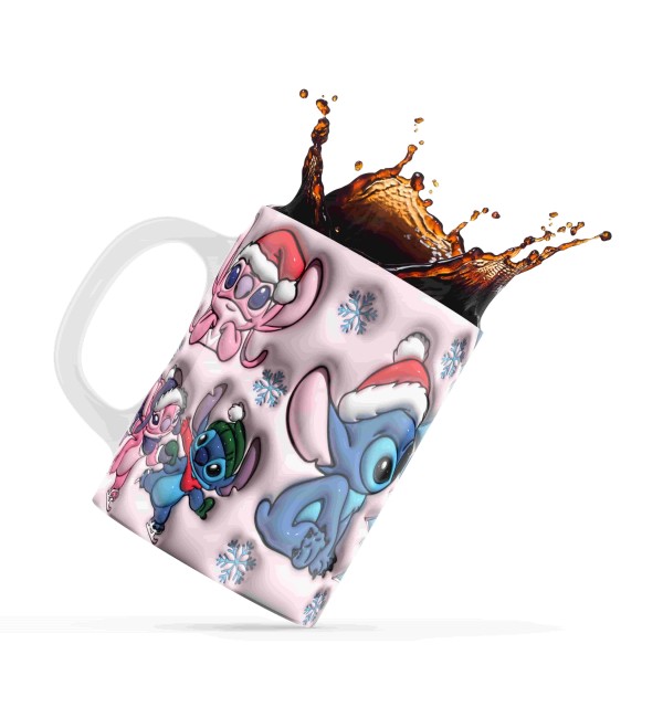 Κεραμική κούπα 330ml Christmas Stitch love Κεραμική κούπα 330ml Christmas Stitch love