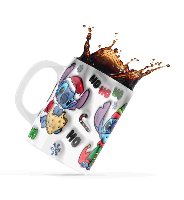Κεραμική κούπα 330ml Christmas Stitch ho ho ho Κεραμική κούπα 330ml Christmas Stitch ho ho ho