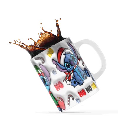 Κεραμική κούπα 330ml Christmas Stitch ho ho ho