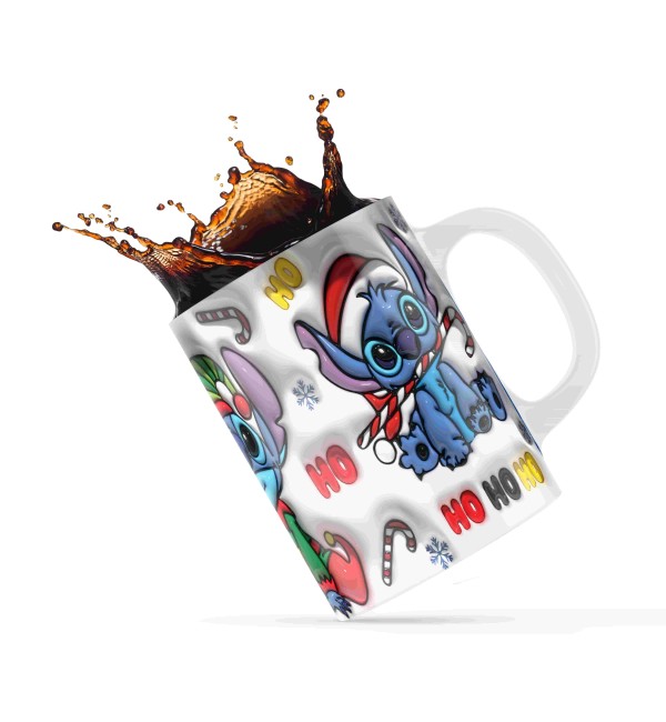 Κεραμική κούπα 330ml Christmas Stitch ho ho ho Κεραμική κούπα 330ml Christmas Stitch ho ho ho