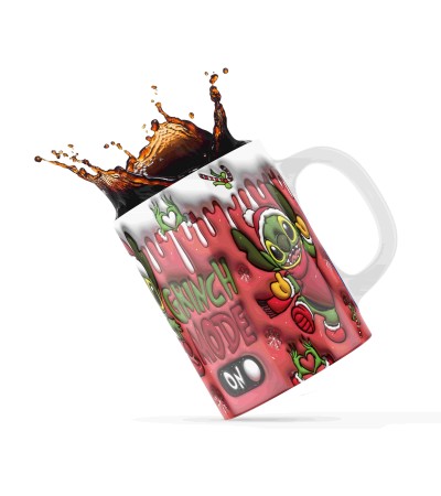 Κεραμική κούπα 330ml Christmas Stitch santa