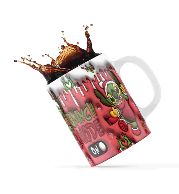 Κεραμική κούπα 330ml Christmas Stitch santa Κεραμική κούπα 330ml Christmas Stitch santa