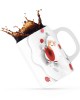 Κεραμική κούπα 330ml δώρο για τα Χριστούγεννα Merry Christmas & Happy New Year White