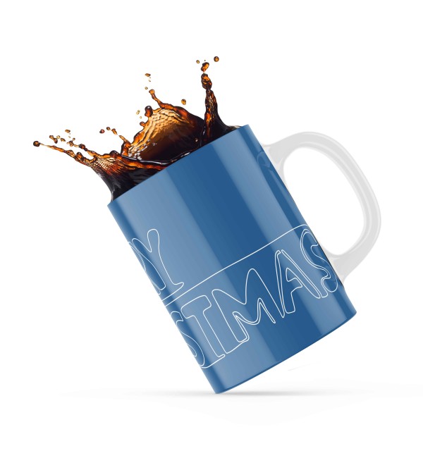 Κεραμική κούπα 330ml δώρο για τα Χριστούγεννα Merry Christmas Blue Κεραμική κούπα 330ml δώρο για τα Χριστούγεννα Merry Christmas Blue