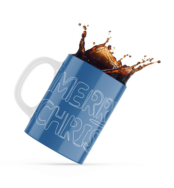 Κεραμική κούπα 330ml δώρο για τα Χριστούγεννα Merry Christmas Blue Κεραμική κούπα 330ml δώρο για τα Χριστούγεννα Merry Christmas Blue