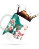Κεραμική κούπα 330ml δώρο για την Πρωτοχρονιά Merry Christmas Happy New Year White