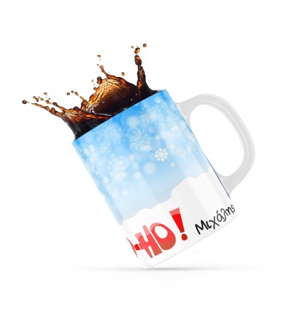 Κεραμική κούπα 330ml δώρο χριστουγέννων Ho-Ho-Ho