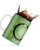Κεραμική κούπα 330ml δώρο χριστουγέννων Green Ornament Κεραμική κούπα 330ml δώρο χριστουγέννων Green Ornament
