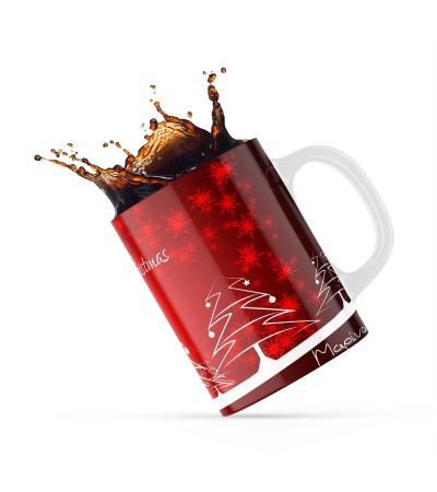 Κεραμική κούπα 330ml δώρο χριστουγέννων Red Tree Κεραμική κούπα 330ml δώρο χριστουγέννων Red Tree