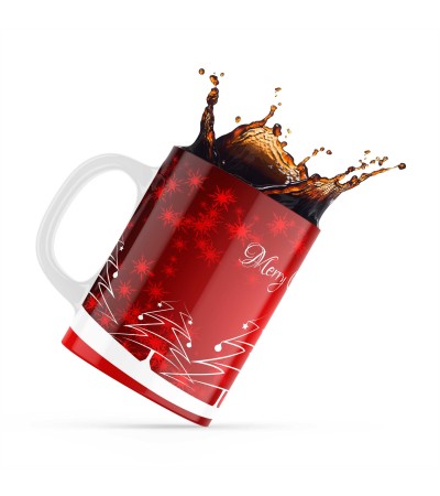 Κεραμική κούπα 330ml δώρο χριστουγέννων Red Tree Κεραμική κούπα 330ml δώρο χριστουγέννων Red Tree