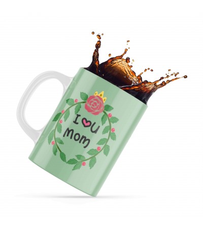 Κεραμική κούπα 330ml δώρο για την Μαμά I Love You Mom