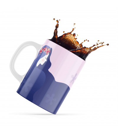 Κεραμική κούπα 330ml δώρο για την Μαμά Best Mom Purple
