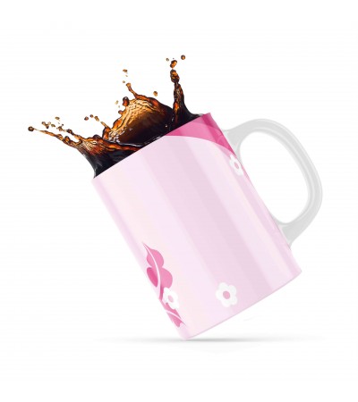 Κεραμική κούπα 330ml δώρο για Παιδιά Pink