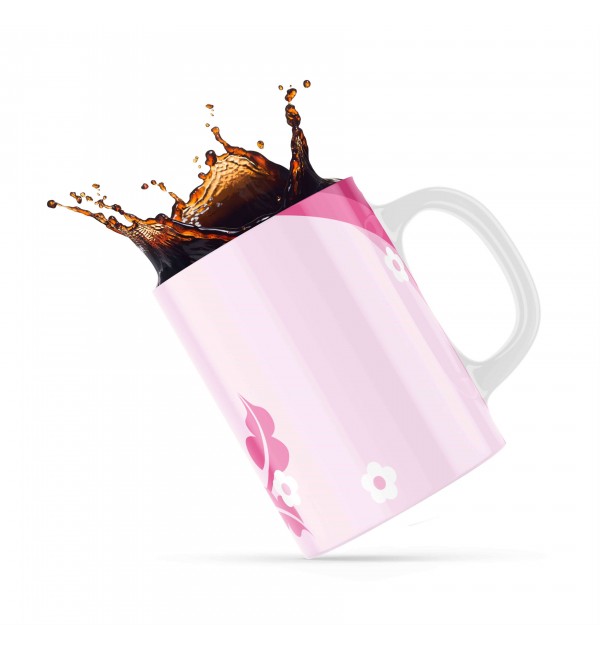 Κεραμική κούπα 330ml δώρο για Παιδιά Pink