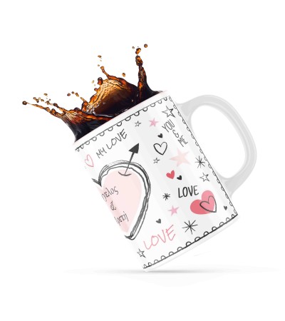 Κεραμική κούπα 330ml Με Προσθήκη Φωτογραφίας Teen Love