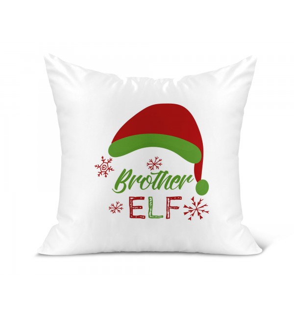 Λινό Μαξιλάρι 40Χ40cm Για τον Αδερφό Brother Elf